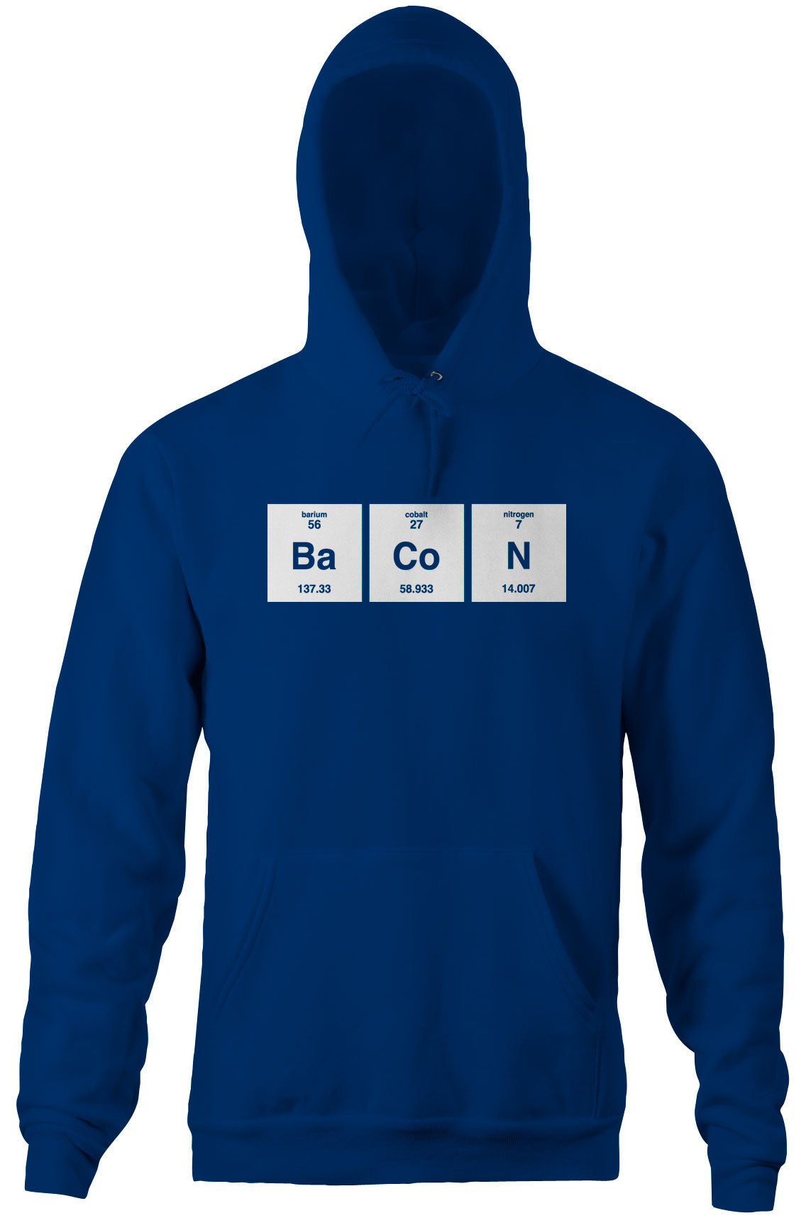 Bacon Periodic Table Element Hoodie (Unisex)