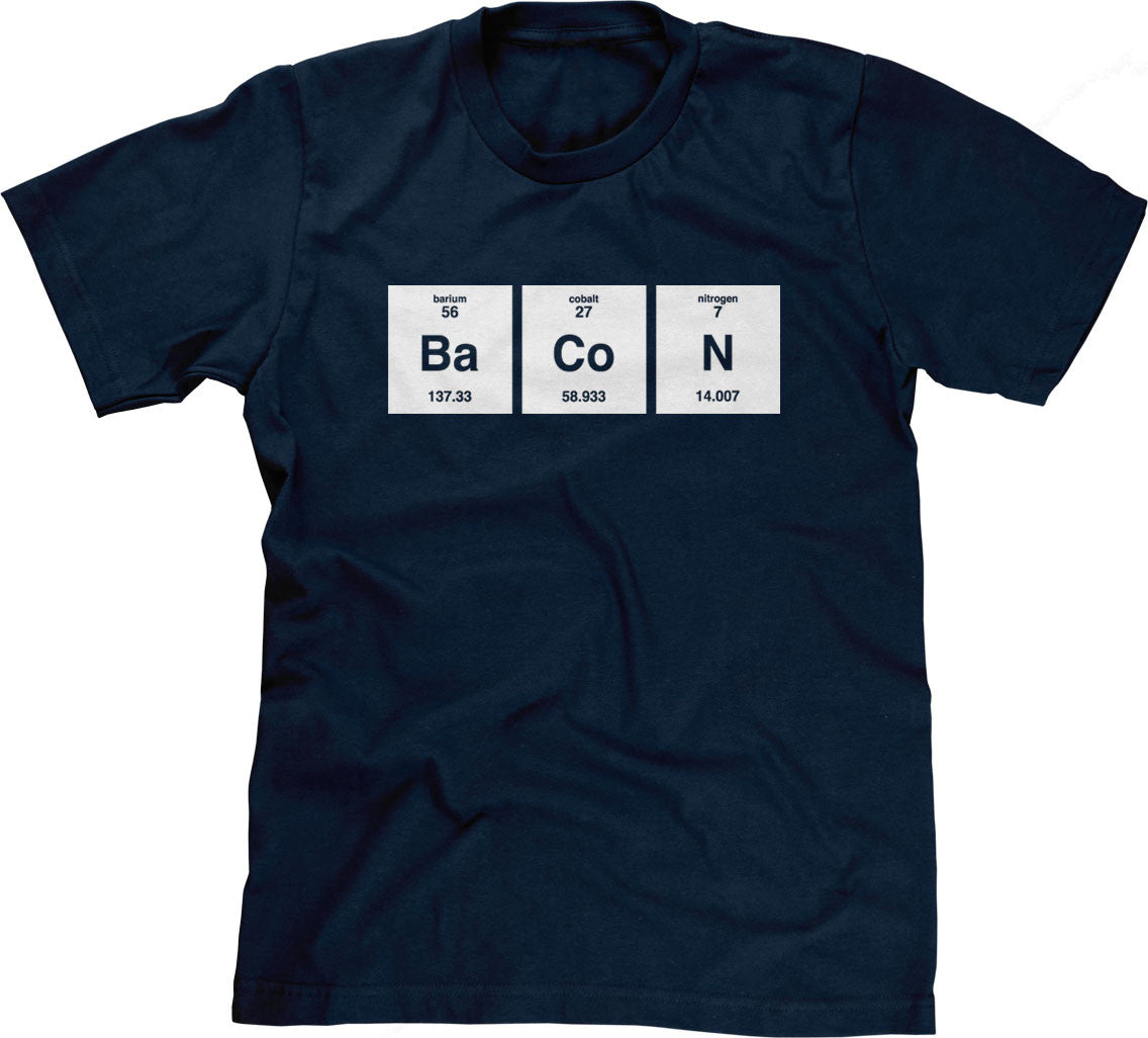 Bacon Periodic Table Element T-Shirt (Unisex)