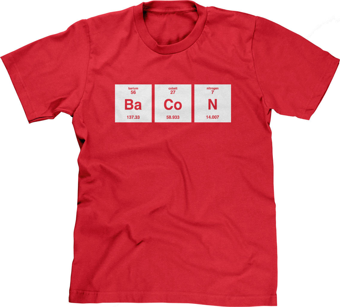 Bacon Periodic Table Element T-Shirt (Unisex)