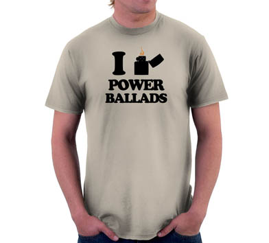 I Light Power Ballads T-Shirt