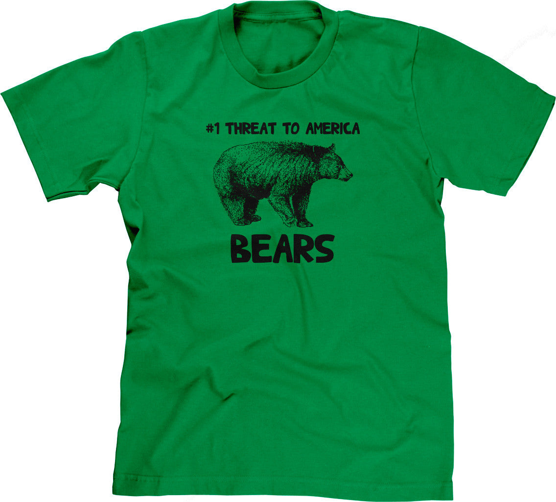 #1 Threat To America (Bears) T-Shirt
