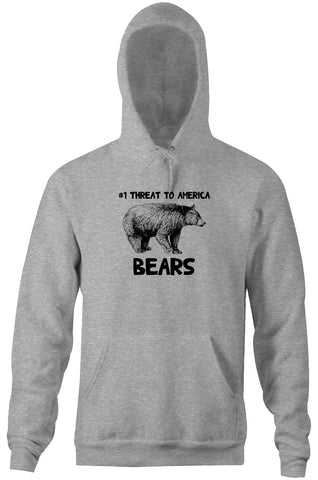 #1 Threat To America (Bears) Hoodie