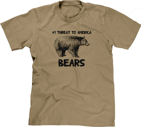 #1 Threat To America (Bears) T-Shirt