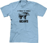 #1 Threat To America (Bears) T-Shirt