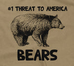 #1 Threat To America (Bears) T-Shirt