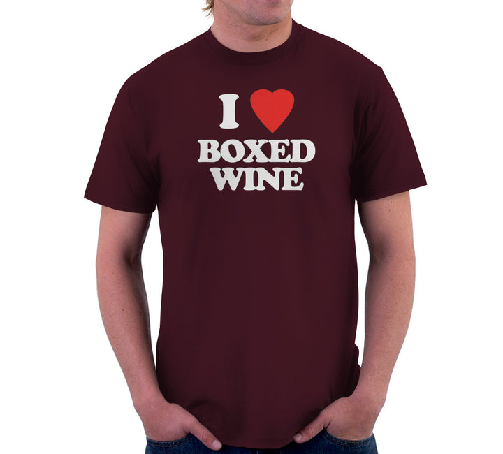 I Love Boxed Wine T-Shirt – NoiseBot.com