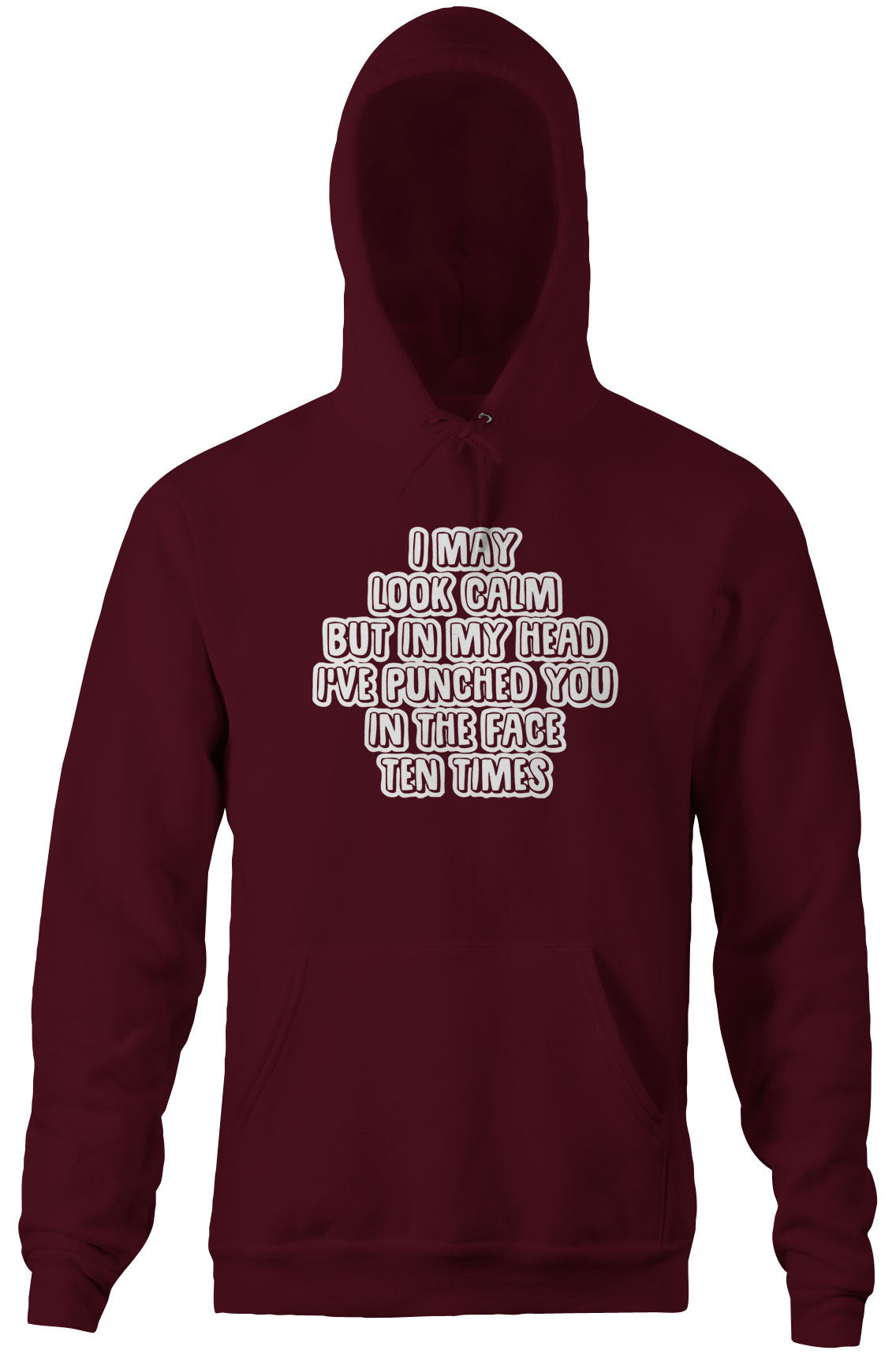 I May Look Calm Hoodie