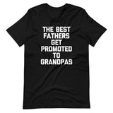 The Best Fathers Get Promoted To Grandpas T-Shirt (Unisex)