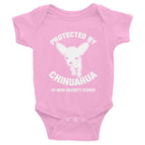 Protected By Chihuahua Infant Bodysuit (Baby)