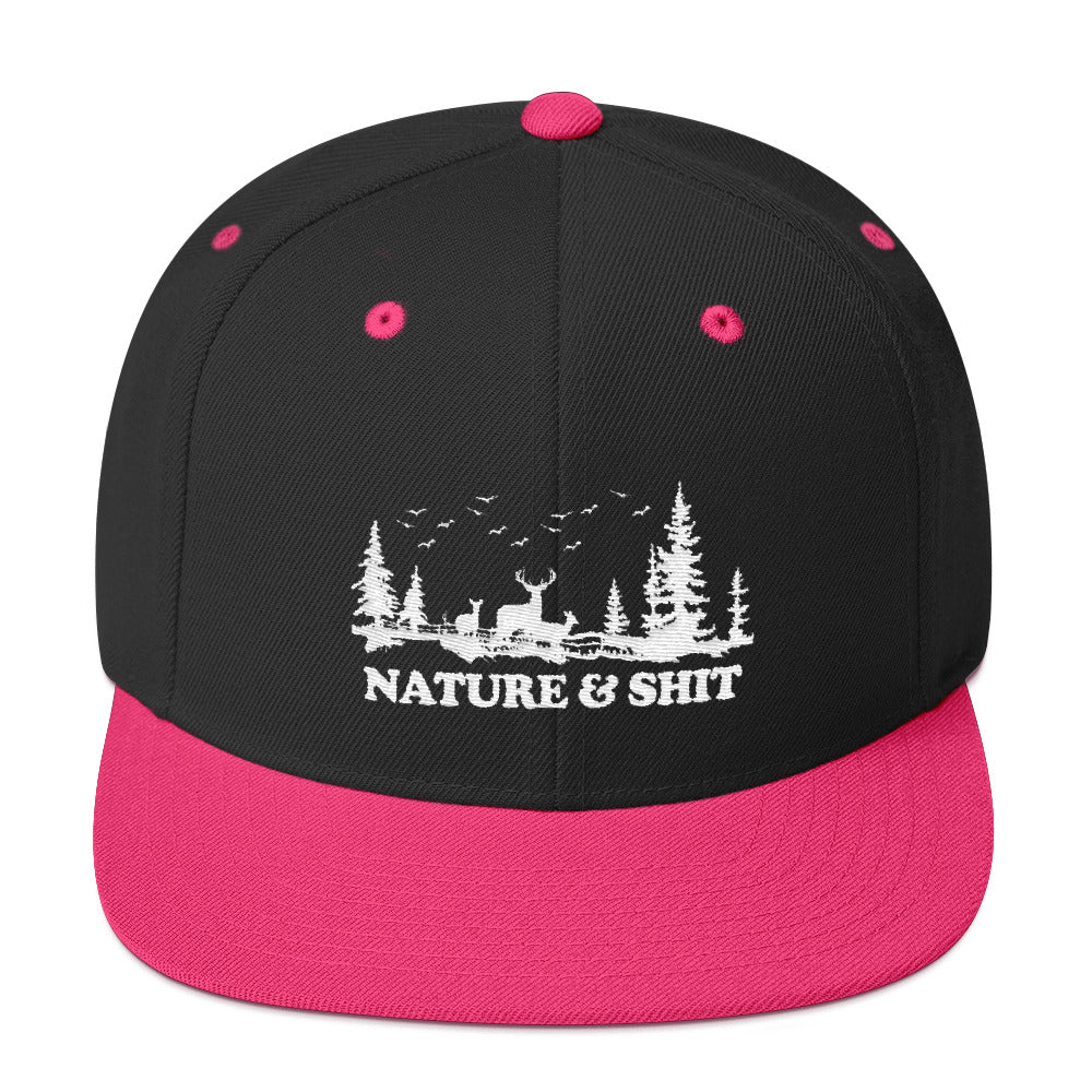 Nature & Shit Snapback Hat