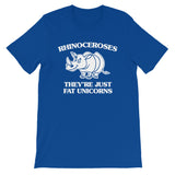 Rhinoceroses (They're Just Fat Unicorns) T-Shirt (Unisex)