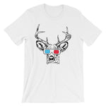 Deer 3D Glasses T-Shirt (Unisex)