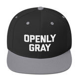 Openly Gray Snapback Hat