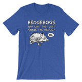 Hedgehogs: Why Can't They Just Share The Hedge? (No) T-Shirt (Unisex)