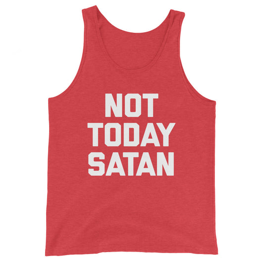 Not Today Satan Tank Top (Unisex)