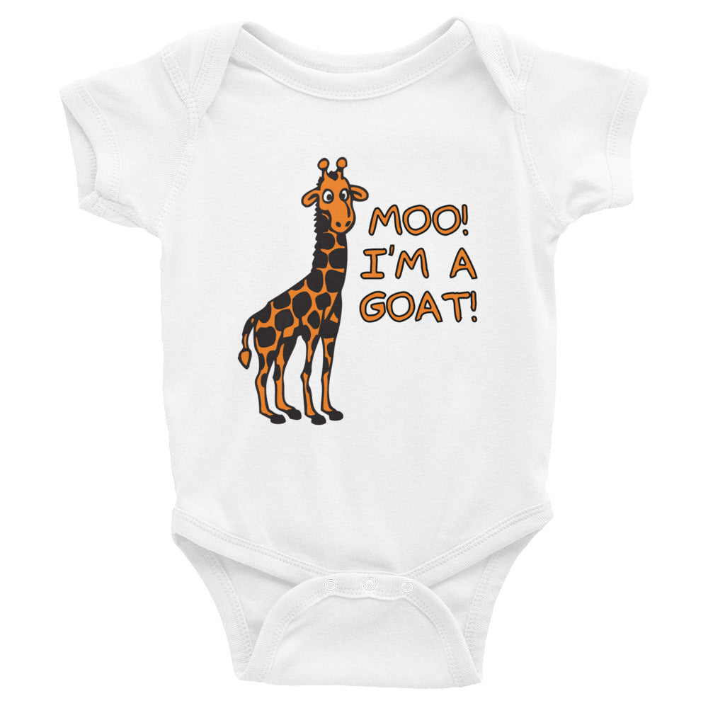 Moo! I'm A Goat Infant Bodysuit (Baby)