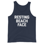 Resting Beach Face Tank Top (Unisex)