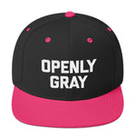 Openly Gray Snapback Hat
