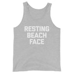 Resting Beach Face Tank Top (Unisex)