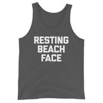 Resting Beach Face Tank Top (Unisex)