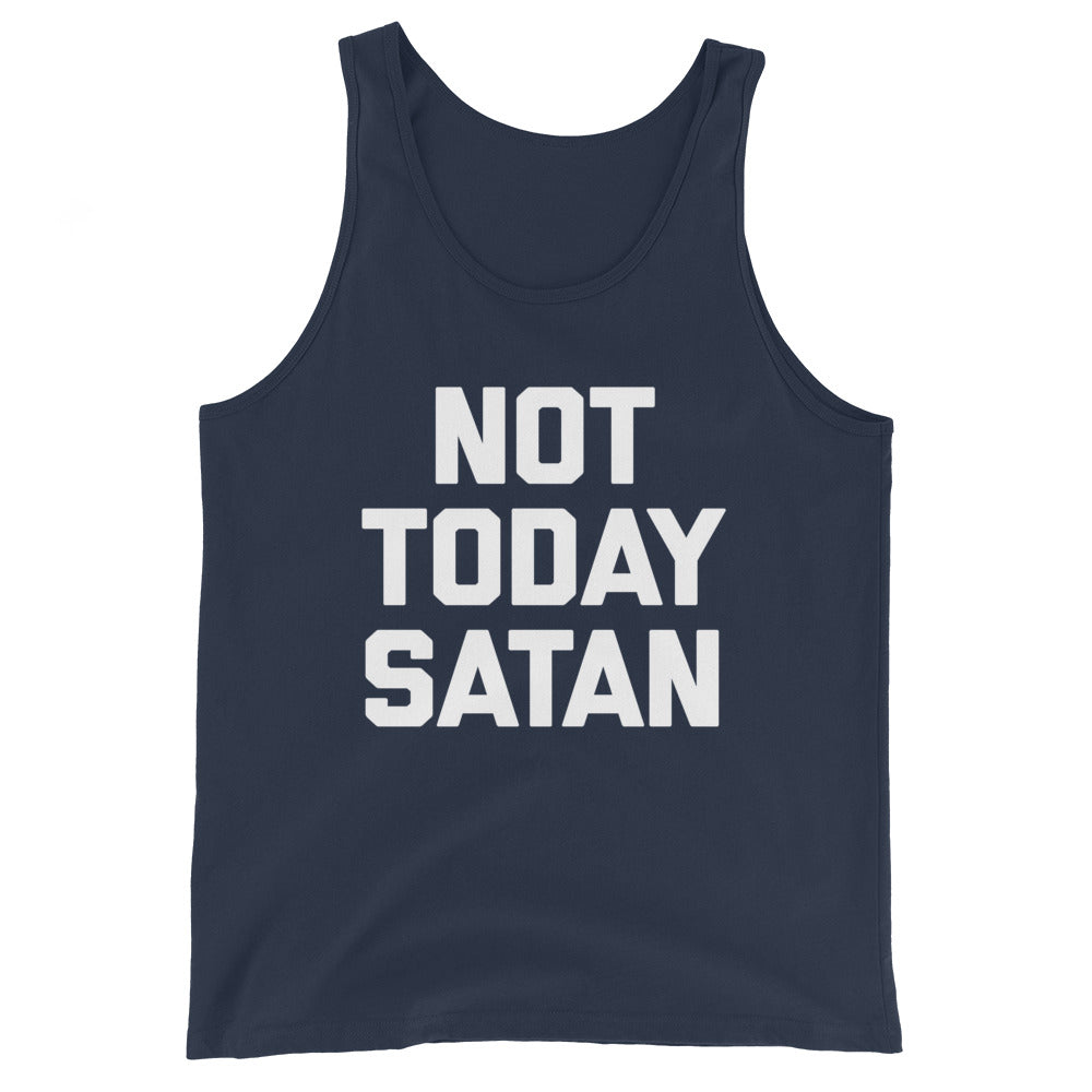 Not Today Satan Tank Top (Unisex)