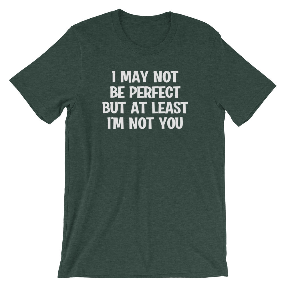 I May Not Be Perfect But At Least I'm Not You T-Shirt (Unisex)
