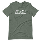 I 8 Sum Pi (And It Was Delicious) T-Shirt (Unisex)