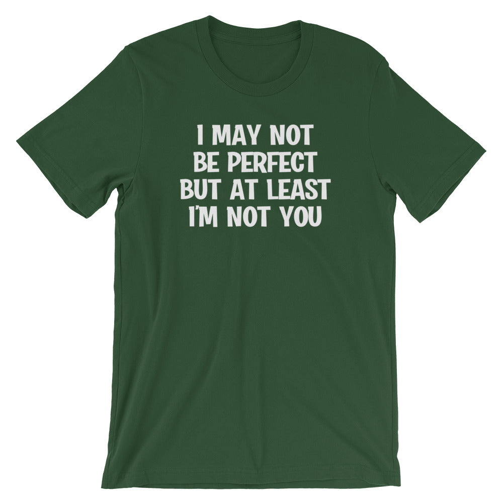 I May Not Be Perfect But At Least I'm Not You T-Shirt (Unisex)