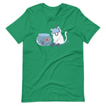 Hunting (Scuba Cat vs. Fish) T-Shirt (Unisex)