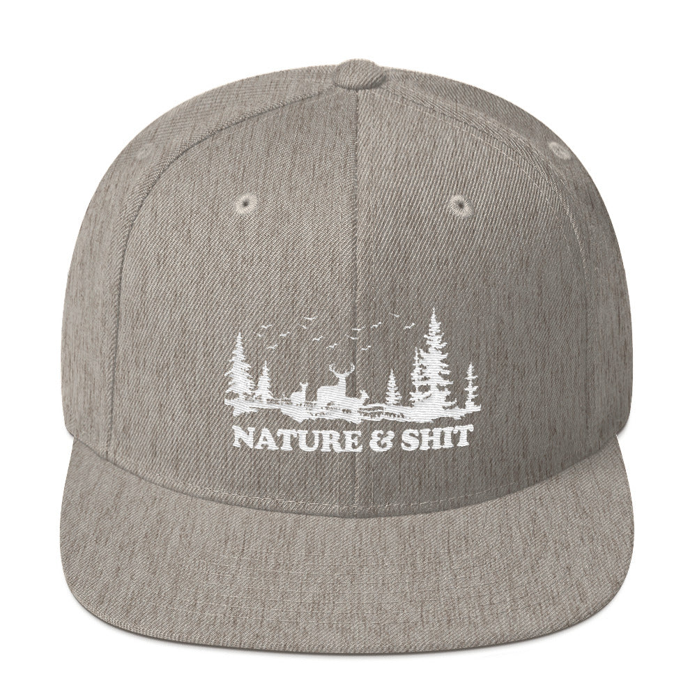 Nature & Shit Snapback Hat