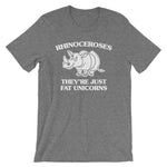 Rhinoceroses (They're Just Fat Unicorns) T-Shirt (Unisex)