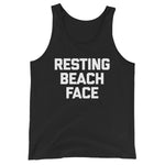 Resting Beach Face Tank Top (Unisex)