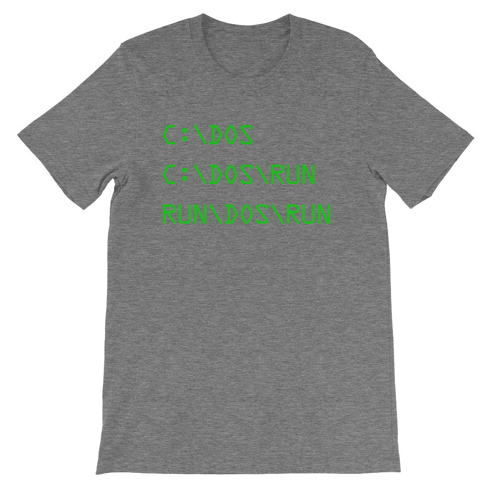 C DOS Run (Run DOS Run) T-Shirt (Unisex)