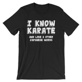 I Know Karate & Like 2 Other Japanese Words T-Shirt (Unisex)