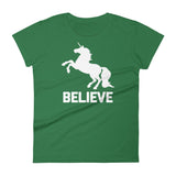 Believe (Unicorn) T-Shirt (Womens)