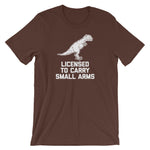 Licensed To Carry Small Arms T-Shirt (Unisex)