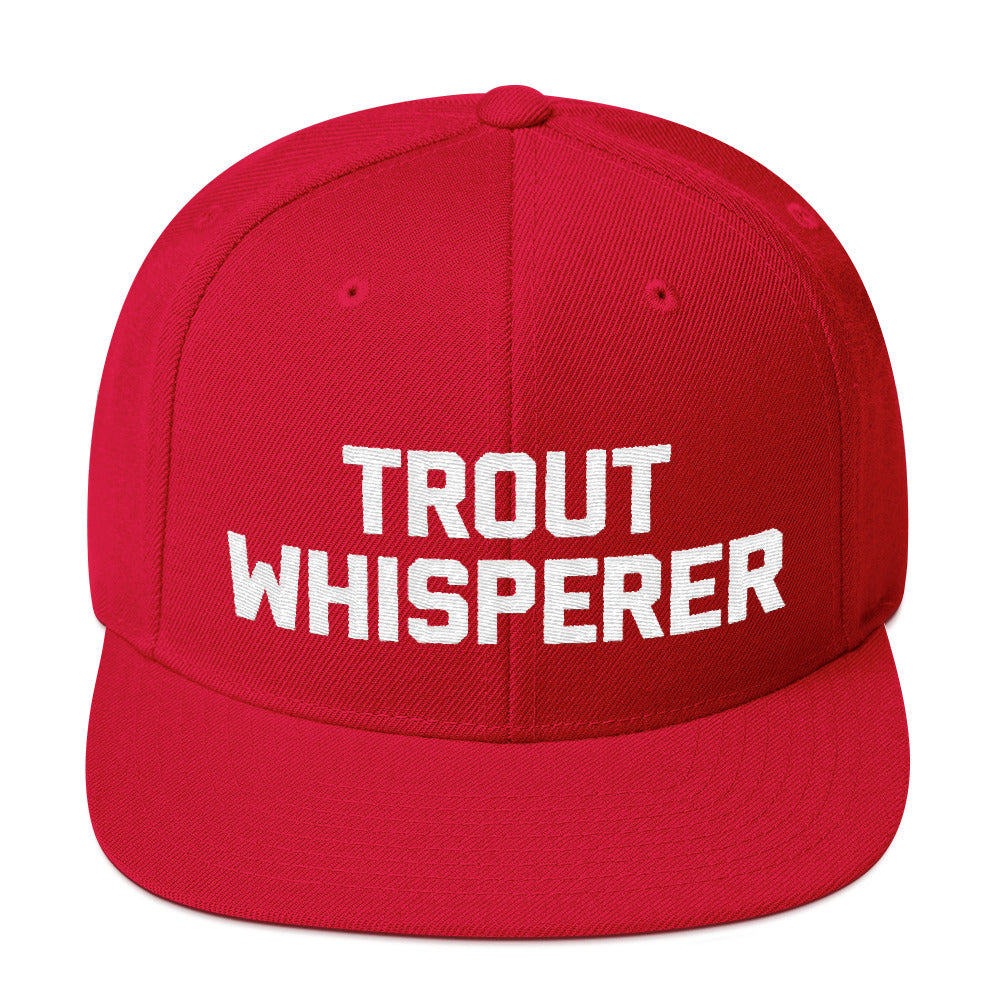 Trout Whisperer Snapback Hat