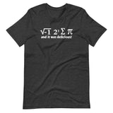 I 8 Sum Pi (And It Was Delicious) T-Shirt (Unisex)