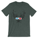 Deer 3D Glasses T-Shirt (Unisex)
