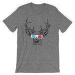 Deer 3D Glasses T-Shirt (Unisex)