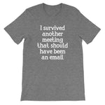 I Survived Another Meeting That Should Have Been An Email T-Shirt (Unisex)