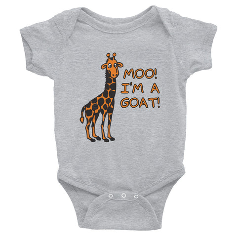 Moo! I'm A Goat Infant Bodysuit (Baby)