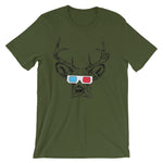 Deer 3D Glasses T-Shirt (Unisex)