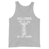 Hallowed Be Thy Gains Tank Top (Unisex)