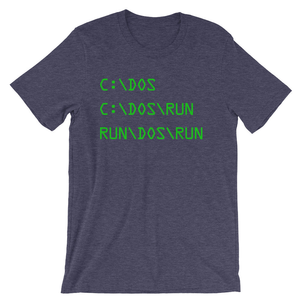 C DOS Run (Run DOS Run) T-Shirt (Unisex)