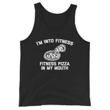 I'm Into Fitness (Fitness Pizza In My Mouth) Tank Top (Unisex)