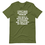 I Don't Have An Attitude Problem T-Shirt (Unisex)