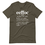 Coffee (Eeffoc Definition) T-Shirt (Unisex)