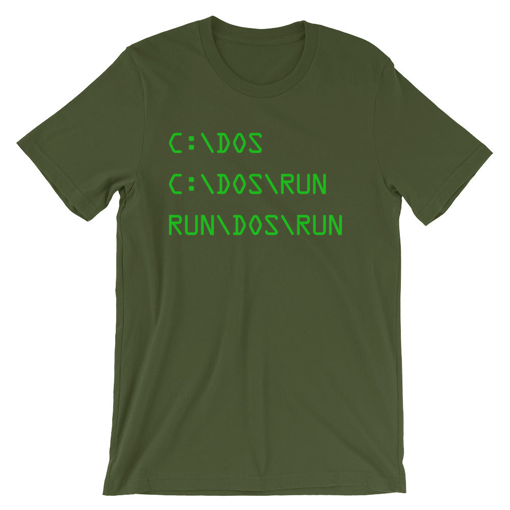 C DOS Run (Run DOS Run) T-Shirt (Unisex)