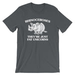 Rhinoceroses (They're Just Fat Unicorns) T-Shirt (Unisex)